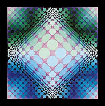Dell-3 by Victor Vasarely Pricing Limited Edition Print image