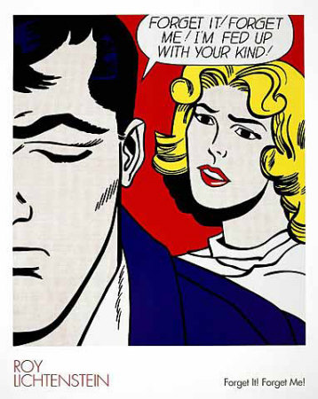 Forget It! Forget Me!, C.1962 by Roy Lichtenstein Pricing Limited Edition Print image