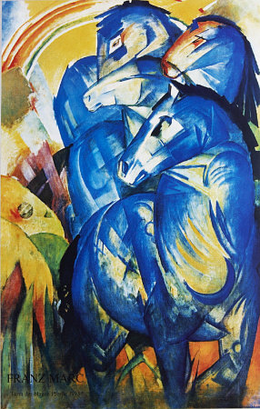 Group Of Horses by Franz Marc Pricing Limited Edition Print image