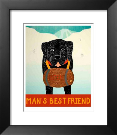 Mans Best Friend by Stephen Huneck Pricing Limited Edition Print image