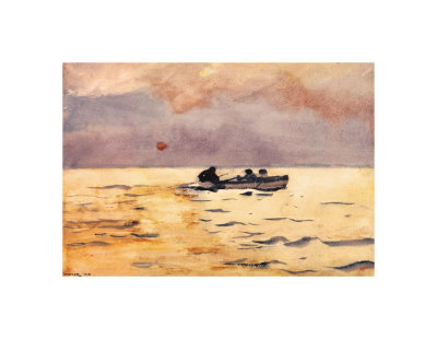 Rowing Home by Winslow Homer Pricing Limited Edition Print image