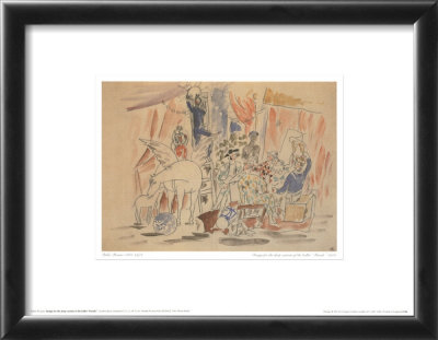 Design For The Backdrop Of The Ballet Parade by Pablo Picasso Pricing Limited Edition Print image