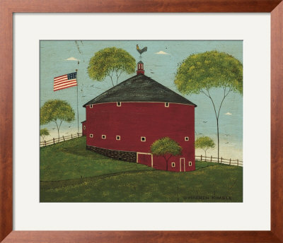 Round Barn by Warren Kimble Pricing Limited Edition Print image