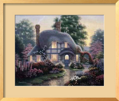 Serenity Cottages I by Richard Burns Pricing Limited Edition Print image