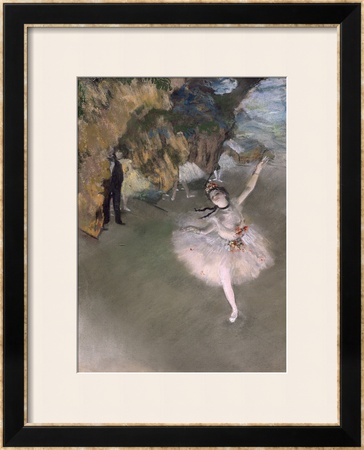 The Star, Or Dancer On The Stage, Circa 1876-77 by Edgar Degas Pricing Limited Edition Print image