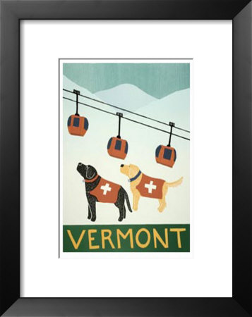 Vermont Ski Patrol by Stephen Huneck Pricing Limited Edition Print image