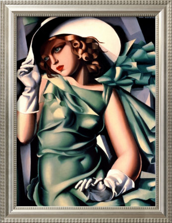 Woman In Green by Tamara De Lempicka Pricing Limited Edition Print image