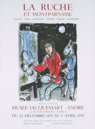 La Ruche Et Montparnasse, 1979 by Marc Chagall Pricing Limited Edition Print image