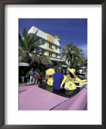 Waldorf Hotel And Art Deco Surroundings, South Beach, Miami, Florida, Usa by Robin Hill Pricing Limited Edition Print image
