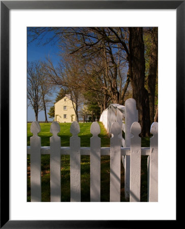Distinctive Fence Of Shaker Village Of Pleasant Hill, Kentucky, Usa by Adam Jones Pricing Limited Edition Print image