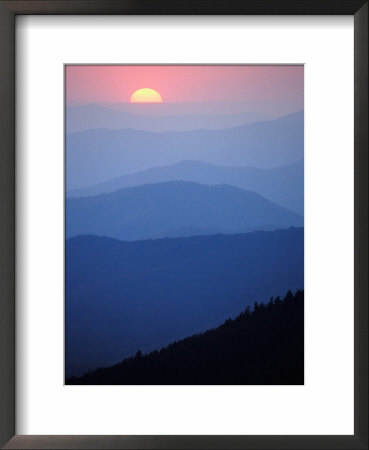 Sunrise, Appalachian Mountains, Great Smoky Mountains National Park, North Carolina, Usa by Adam Jones Pricing Limited Edition Print image
