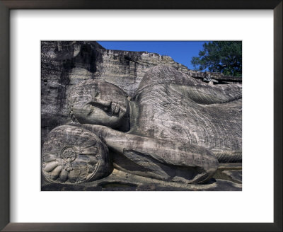 Reclining Buddha, Gal Vihara, Polonnaruwa, Unesco World Heritage Site, Sri Lanka by David Poole Pricing Limited Edition Print image