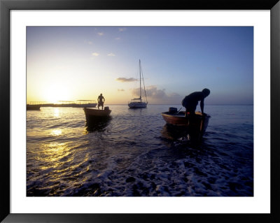 Water Taxis, Anse Chastenet, St. Lucia, Caribbean by Robin Hill Pricing Limited Edition Print image