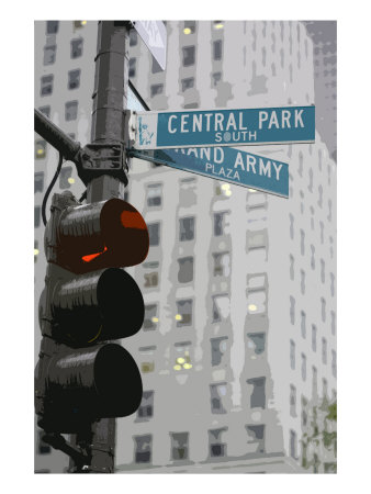 Central Park Sign by Miguel Paredes Pricing Limited Edition Print image