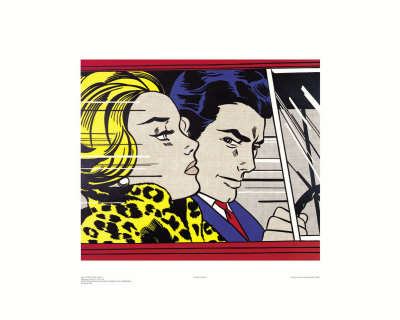 In The Car by Roy Lichtenstein Pricing Limited Edition Print image