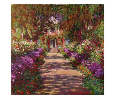 Path In Monet's Garden, Giverny by Claude Monet Pricing Limited Edition Print image