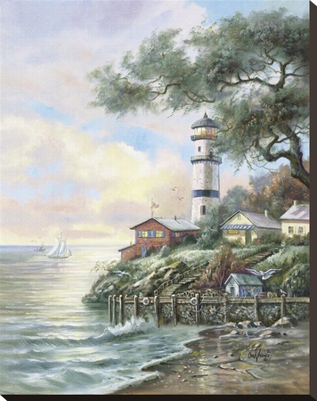 Beacon Light Bay by Carl Valente Pricing Limited Edition Print image