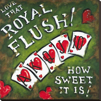 Royal Flush by Janet Kruskamp Pricing Limited Edition Print image