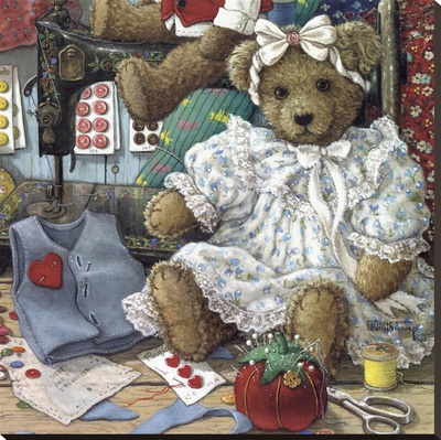 Bears N' Bows by Janet Kruskamp Pricing Limited Edition Print image