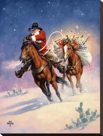 Santa's Big Ride by Jack Sorenson Pricing Limited Edition Print image