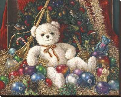 Christmas Bear by Janet Kruskamp Pricing Limited Edition Print image