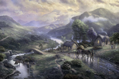 Emerald Valley by Thomas Kinkade Pricing Limited Edition Print image