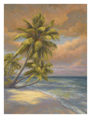 Tropical Beach by Lucie Bilodeau Pricing Limited Edition Print image