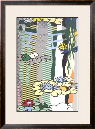 Water Lilies With Japanese Bridge by Roy Lichtenstein Pricing Limited Edition Print image