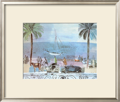 Promenade A Nice by Raoul Dufy Pricing Limited Edition Print image