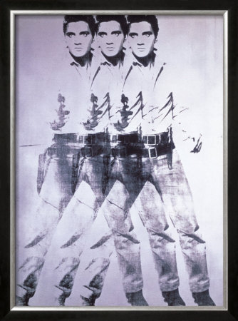 Elvis, C.1963 (Triple Elvis) by Andy Warhol Pricing Limited Edition Print image