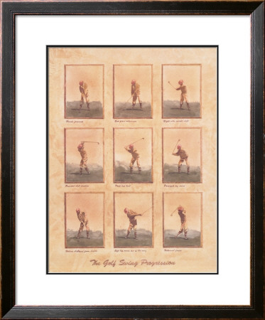 Golf Swing Progression by David Nichols Pricing Limited Edition Print image