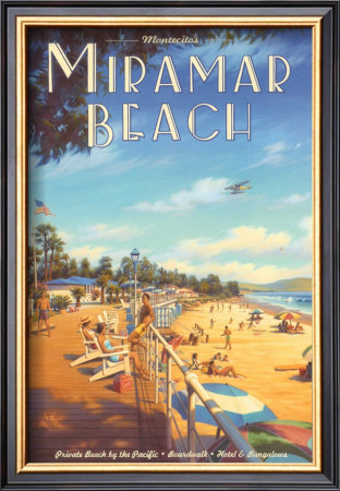 Miramar Beach, Montecitos by Kerne Erickson Pricing Limited Edition Print image