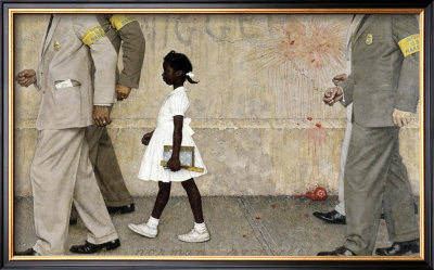 The Problem We All Live With by Norman Rockwell Pricing Limited Edition Print image