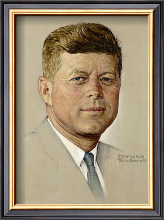 John F. Kennedy by Norman Rockwell Pricing Limited Edition Print image