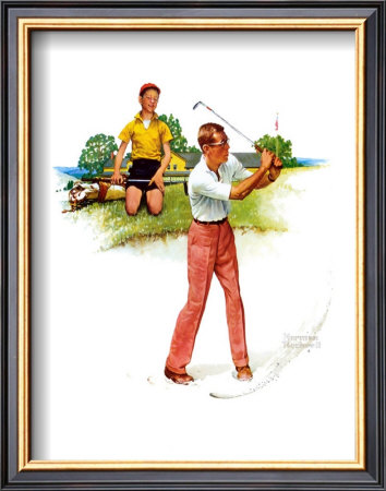 Blasting Out by Norman Rockwell Pricing Limited Edition Print image