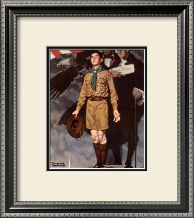 A Scout Is Loyal by Norman Rockwell Pricing Limited Edition Print image