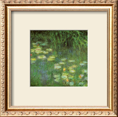 Water Lilies Morning (Detail) by Claude Monet Pricing Limited Edition Print image