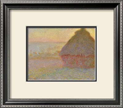 Grainstack (Sunset), 1891 by Claude Monet Pricing Limited Edition Print image