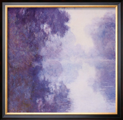 Seine At Giverny Mist by Claude Monet Pricing Limited Edition Print image