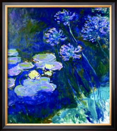 Gelbe Seerosen Und Agapanthes by Claude Monet Pricing Limited Edition Print image
