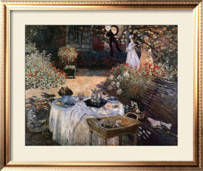 The Luncheon: Monet's Garden At Argenteuil by Claude Monet Pricing Limited Edition Print image