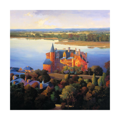 Red Chateau On The Loire by Max Hayslette Pricing Limited Edition Print image