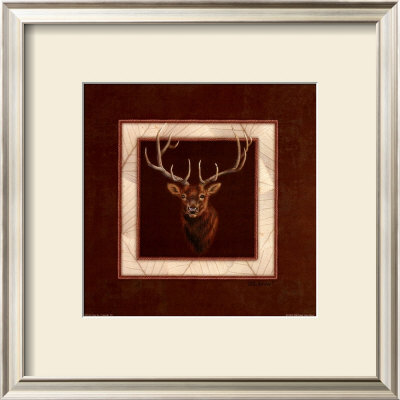 Elk Portrait by Judy Gibson Pricing Limited Edition Print image