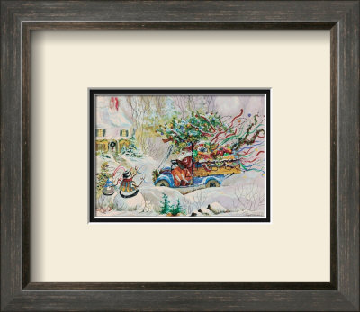 Santa's Dumptruck by Peggy Abrams Pricing Limited Edition Print image