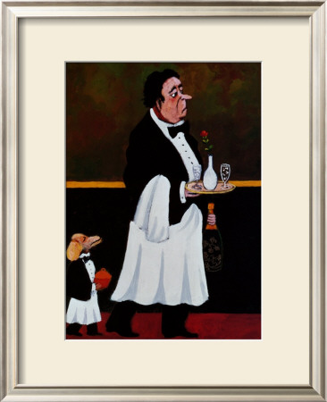 Waiter And Best Friend by Guy Buffet Pricing Limited Edition Print image
