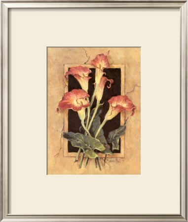 Framed Calla's by Barbara Mock Pricing Limited Edition Print image
