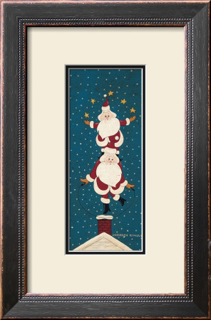 Juggling Santas by Warren Kimble Pricing Limited Edition Print image