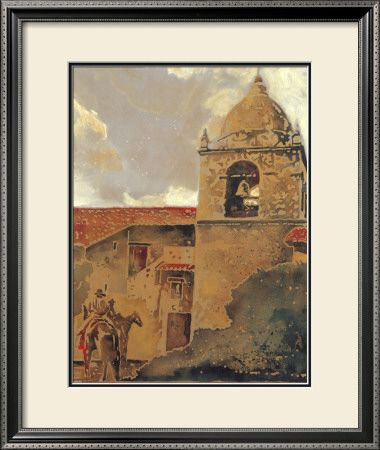 Morning Light In The Courtyard by Michael Swearngin Pricing Limited Edition Print image