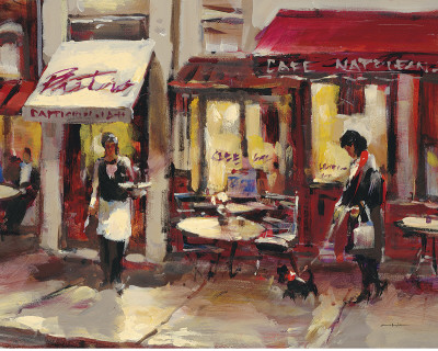 Sidewalk Bistro by Brent Heighton Pricing Limited Edition Print image