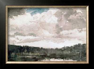 Lone Boat, North Woods Club, Adirondacks by Winslow Homer Pricing Limited Edition Print image